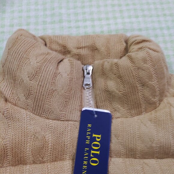 Polo Ralph Lauren Women's Cable-Quilted Wool-Cashmere Jacket - Picture 2 of 11